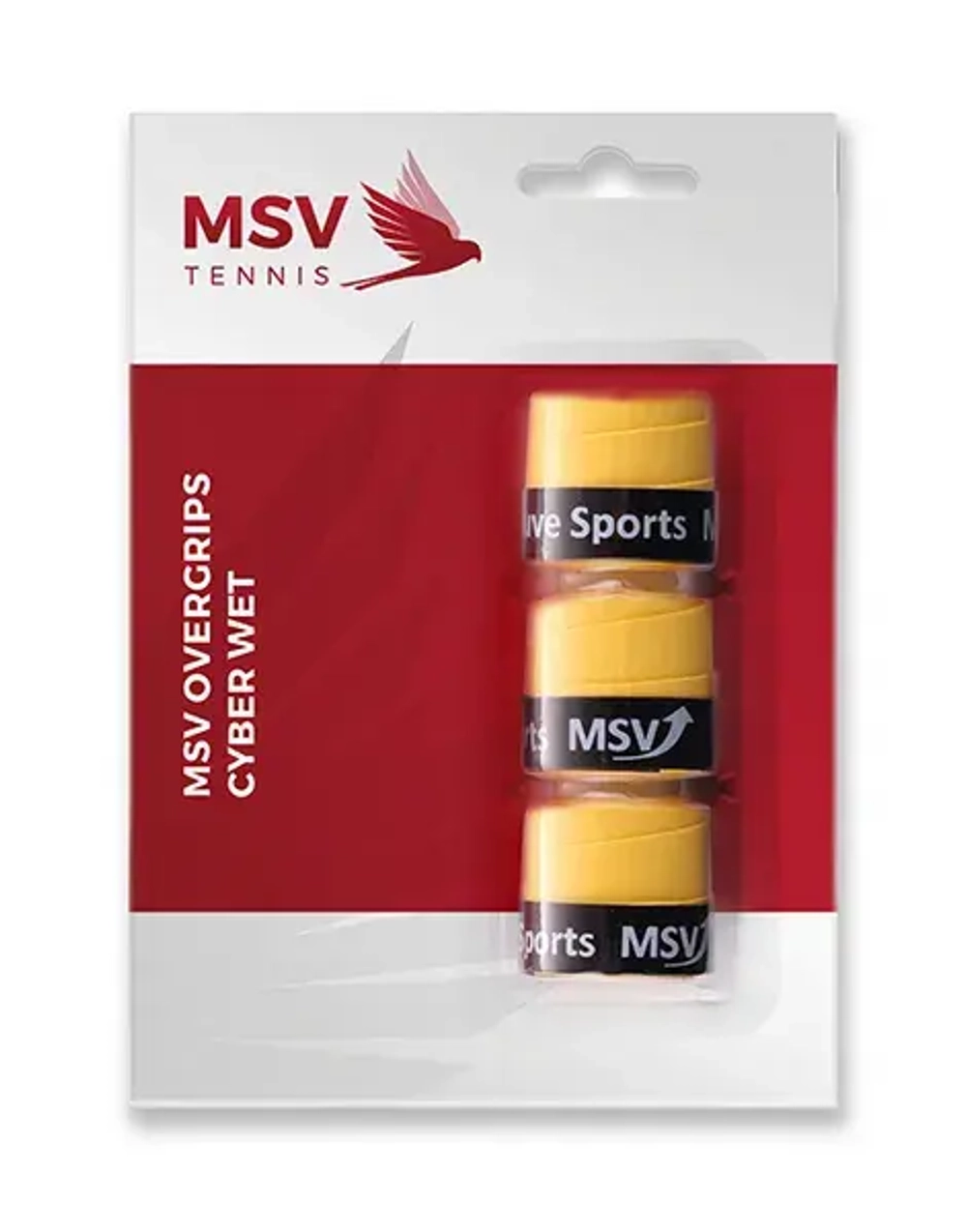 Овергрип MSV Overgrip Cyber Wet,  3 / pack, yellow