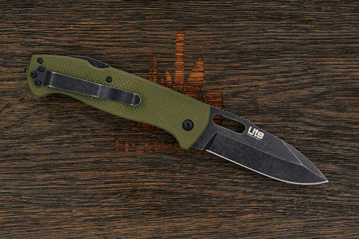 Нож складной Kizlyar Supreme Ute, клинок 85мм, сталь 440C, рукоять G10 зелёный