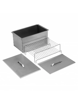 Коптильня двухъярусная Универсал с поддоном для сбора жира