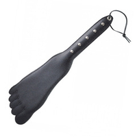 Черная шлепалка 34,5см в форме ступни Sitabella BDSM Accessories 3034-1