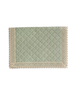 Коврик для ванной 50х70 Old Florence Rombetti зеленый