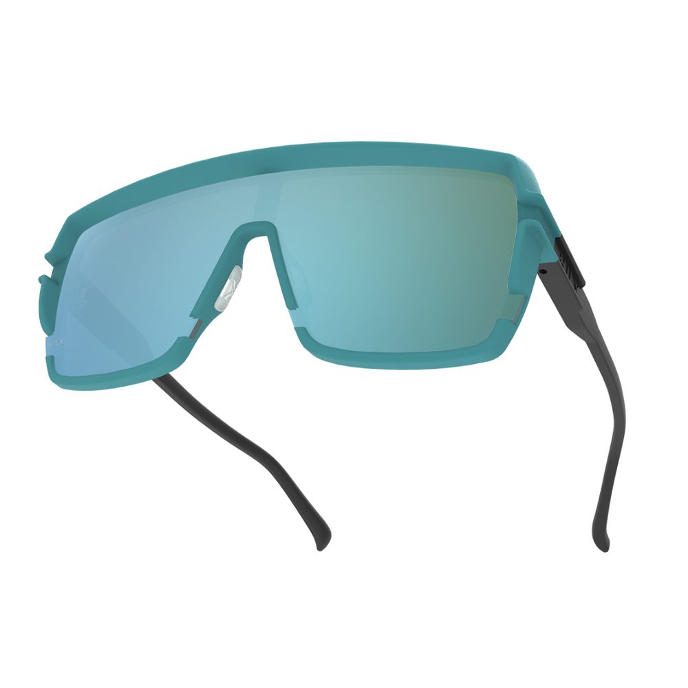 Спортивные очки HILX Youngblood Matt Aqua Green / Blue Lens