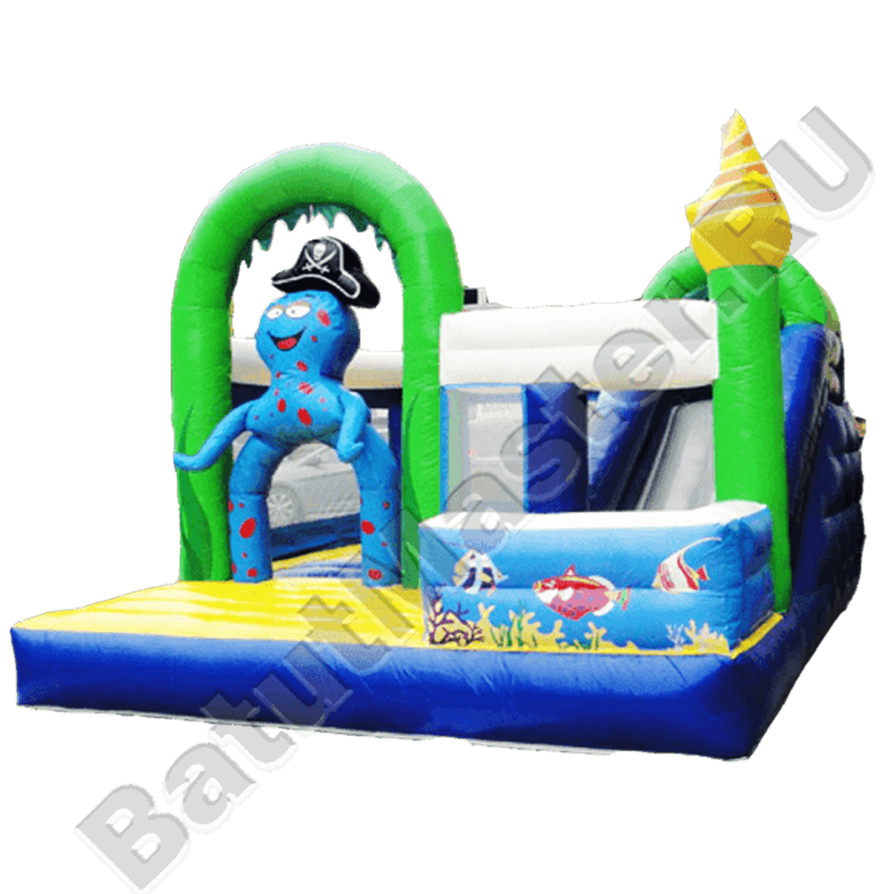 Коммерческий надувной батут "Осьминог"