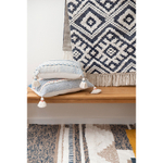 Чехол на подушку с кисточками и бахрамой из коллекции ethnic, 35х60 см