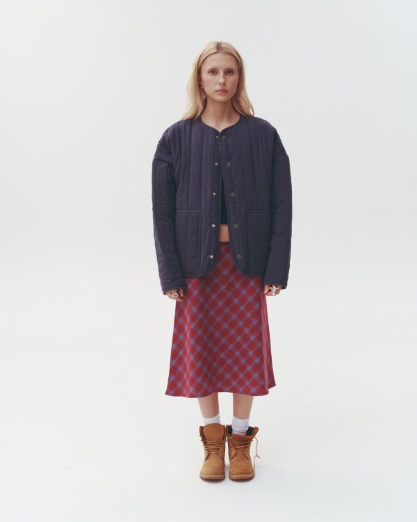 Куртка ватник Blue Depths синяя - фото 10