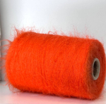 AURORA - Ilaria Calenzano; 67% кидмохер, 28% нейлон, 5% меринос; 1000м/100гр; col. 006512, цвет: алый; S715