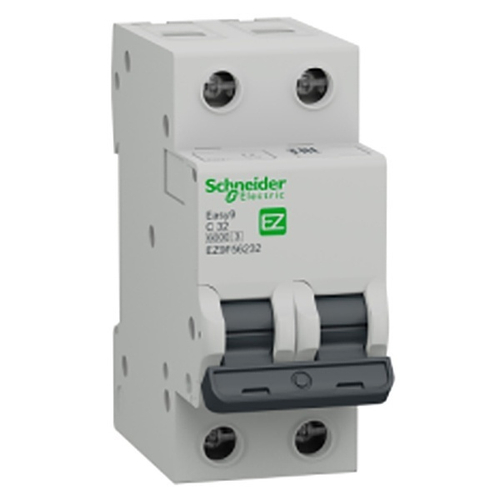 Автоматический выключатель Schneider Electric EASY 9 2П 32А С 6кА 230В (автомат электрический) EZ9F56232