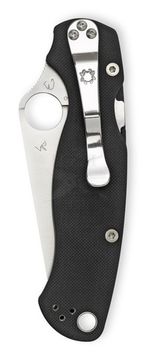 Складной нож для левшей Spyderco Paramilitary 2 81GPLE2 c клинком из стали CPM-S30V, рукоять G10