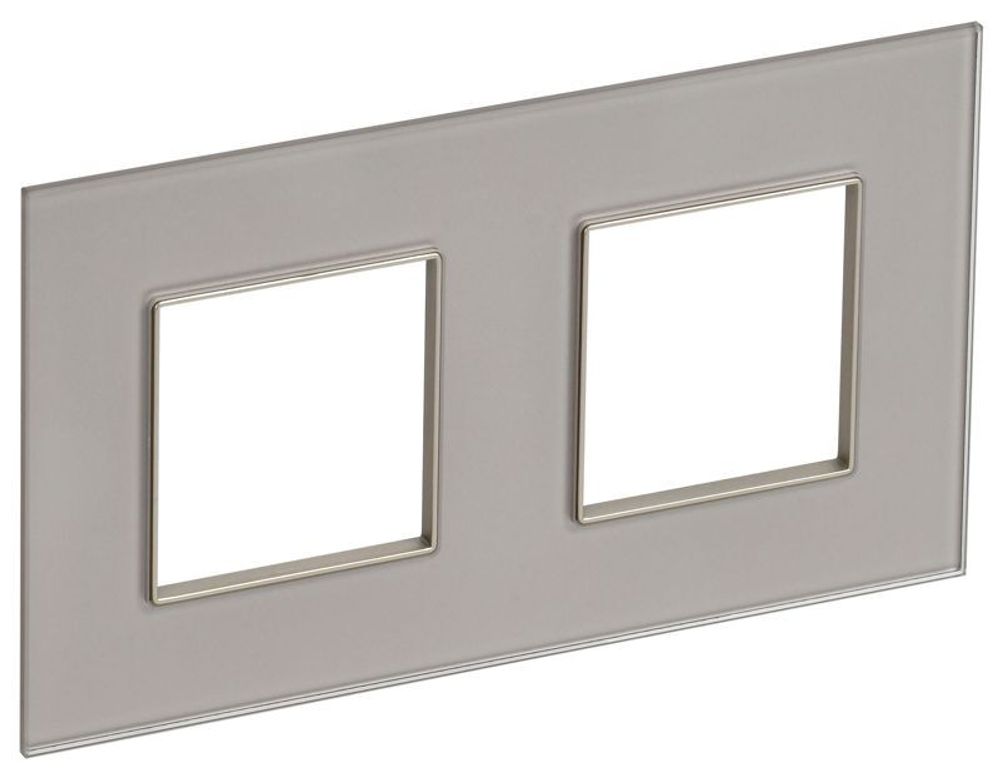 Рамка 2-м SKANDY SK-F22Sh стекло шампань IEK SK-M22-G-K37