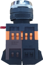 Кнопка IEK ABLFS-22 зеленый d22мм неон/230В 1з+1р TDM Electric