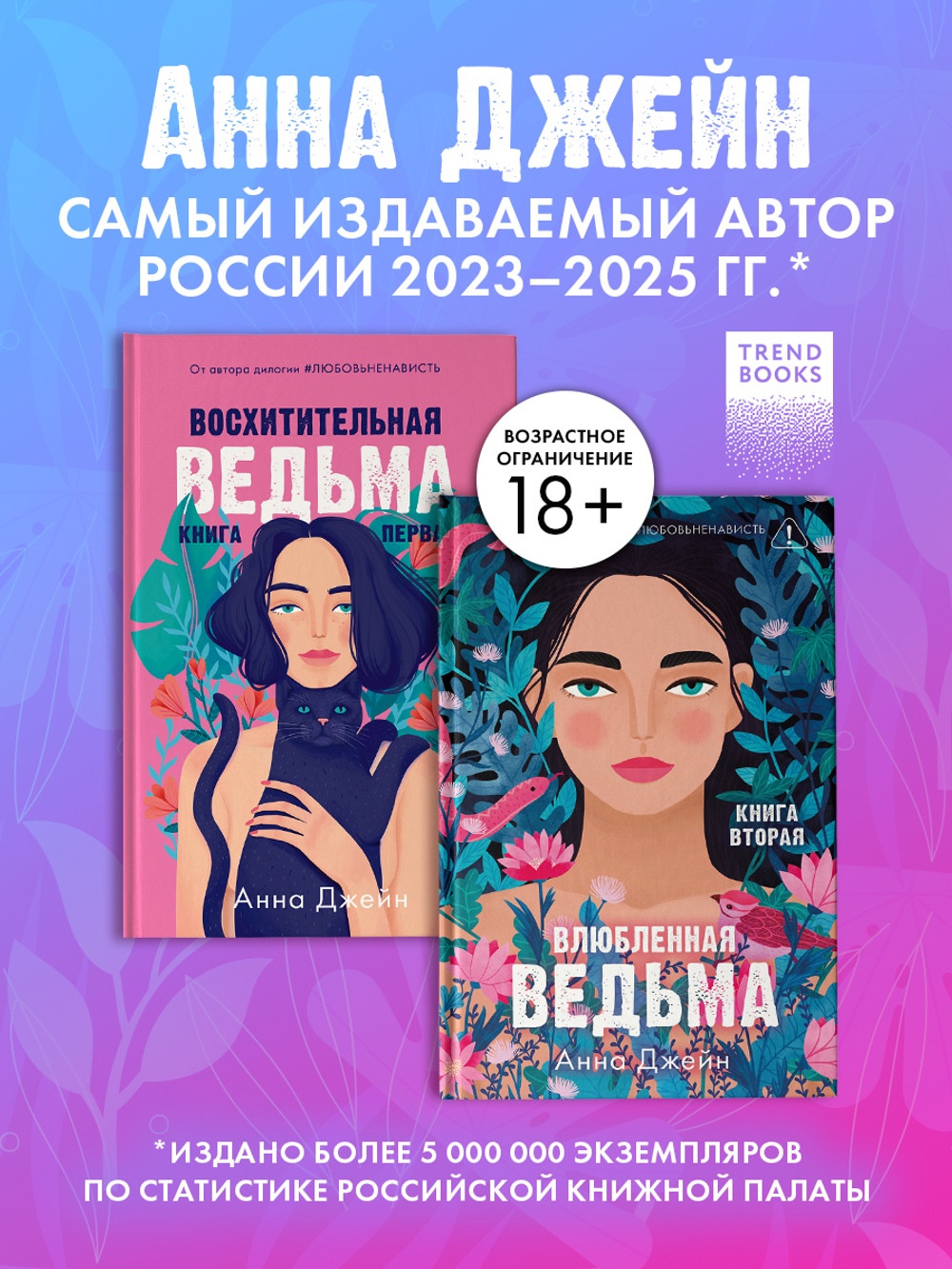 Комплект книг Анны Джейн «Влюбленная ведьма», «Восхитительная ведьма»