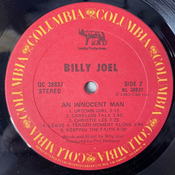 Винтажная виниловая пластинка LP Billy Joel An Innocent Man (Canada 1983)