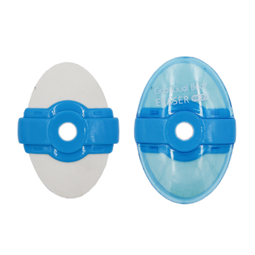 Ластик Basir, овальная форма, в контейнере с крышкой, 6 см