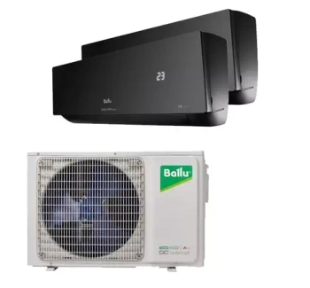 Мульти сплит система Ballu на 2 комнаты (25+25 кв.м) Platinum Black