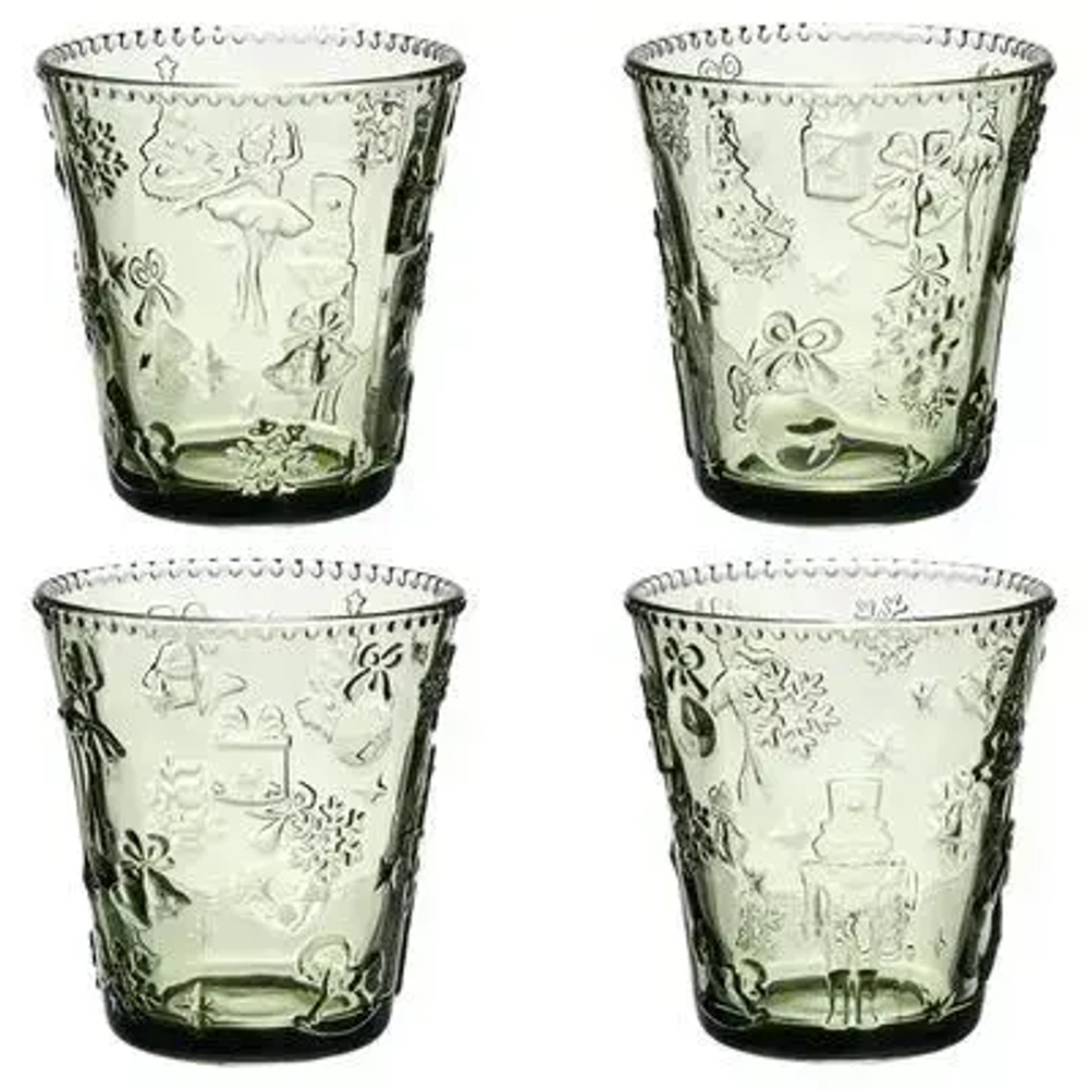 Набор стаканов «ЩЕЛКУНЧИК» green 4шт/280мл