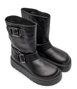 Кожаные ботильоны Casadei - черный(2R481Y040NC1108)