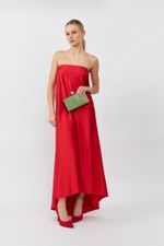 ЮБКА МАКСИ САТИНОВАЯ RED