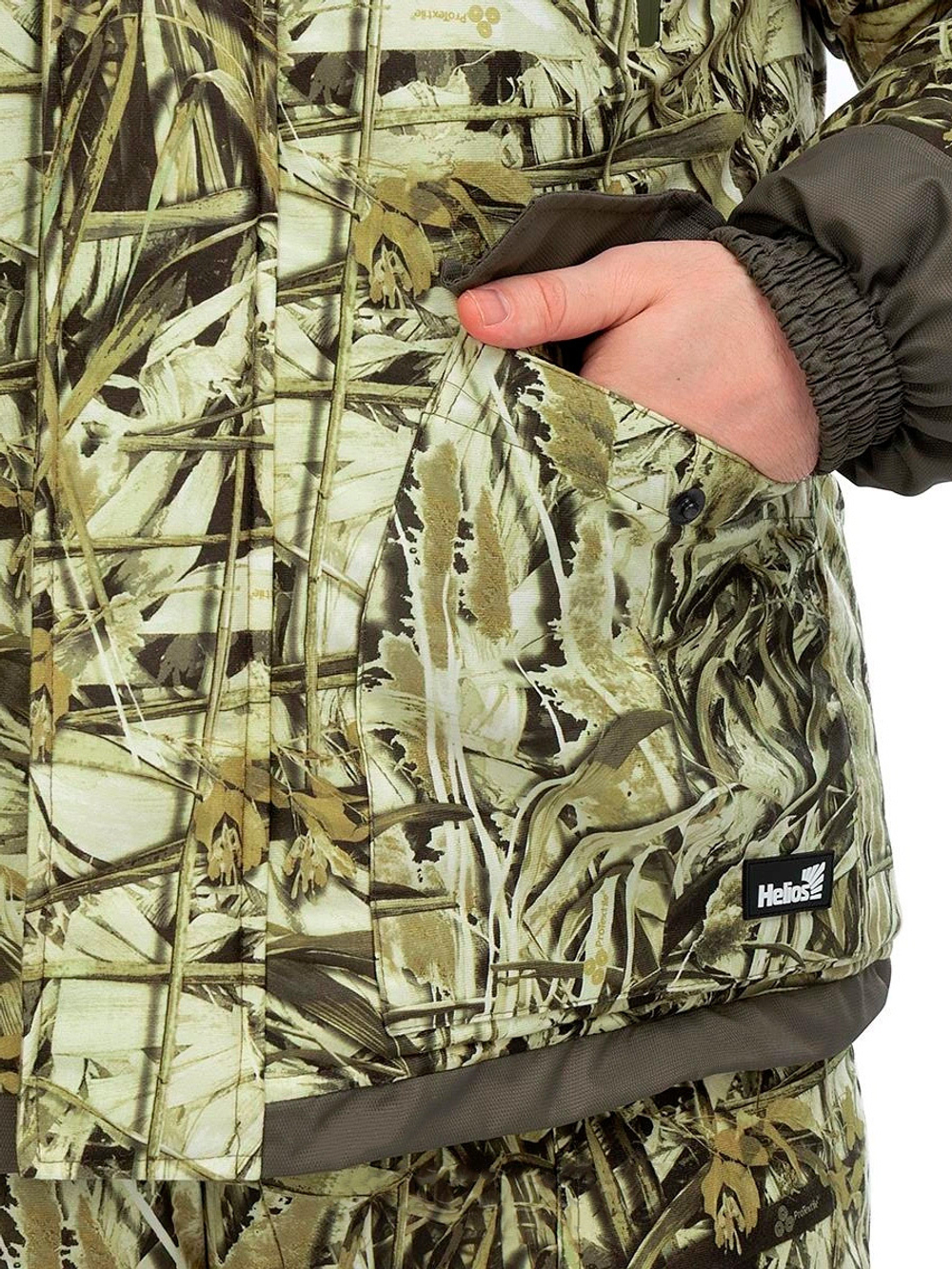 Костюм зимний Helios ГОРКА-1 полукомбинезон, цвет камыш, размер M (48/176) (T-HS-G1-M-R)
