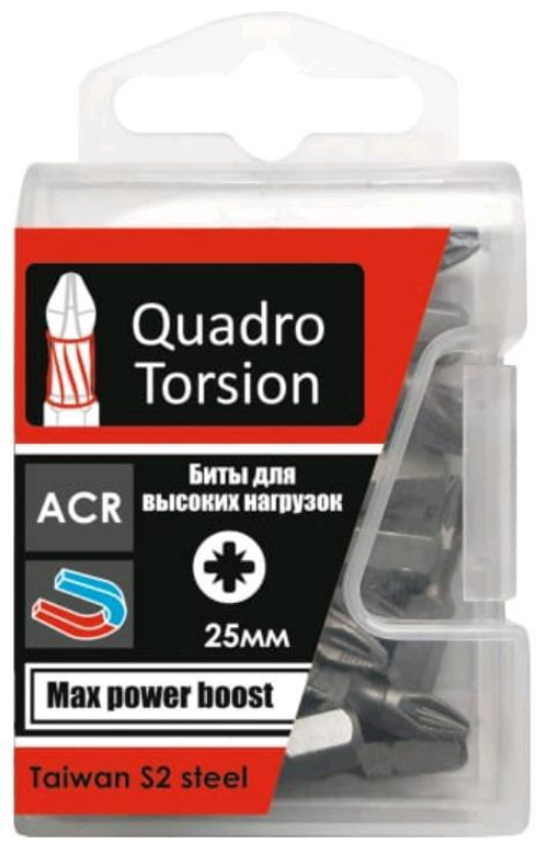 Бита  РZ1* 25 магн. д/больш.нагрузок (уп 10шт) /Quadro Torsion 420125