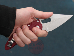 Нож Microtech Stitch RED Нейлон 169-10RDSW