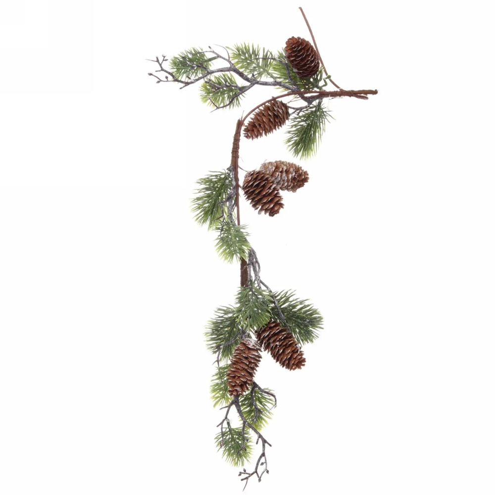 Композиция новогодняя хвойное украшение «Золотистый лес» , 68 см
