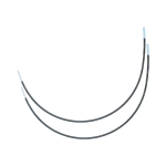 "BLITZ" KB7-12 косточки (пара) металл 2 мм 115 мм плоские каркасы