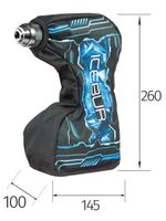 Утепленный чехол на шуруповерт для зимней рыбалки