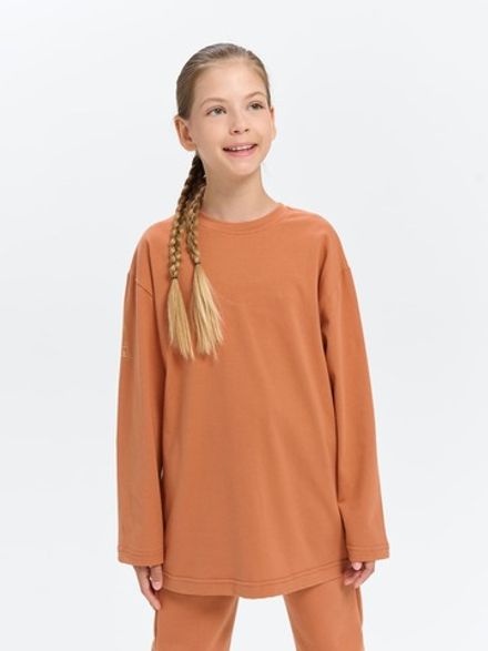 Лонгслив оверсайз "Карамель" 7+