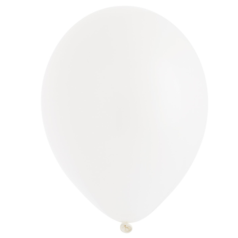 Шар латексный Пастель 25 см (Белый)