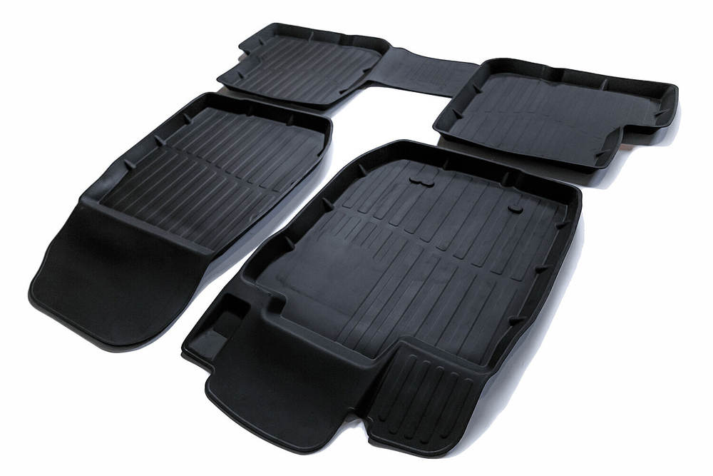 Коврики резиновые в салон 3D PREMIUM для Renault Sandero (2009-2014) SRTK.PR.RN.SAND.09G.02X35