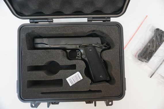 Охолощенный Кольт 1911 СХП  Norinco ТК1911-СХ (Техкрим) 10x31