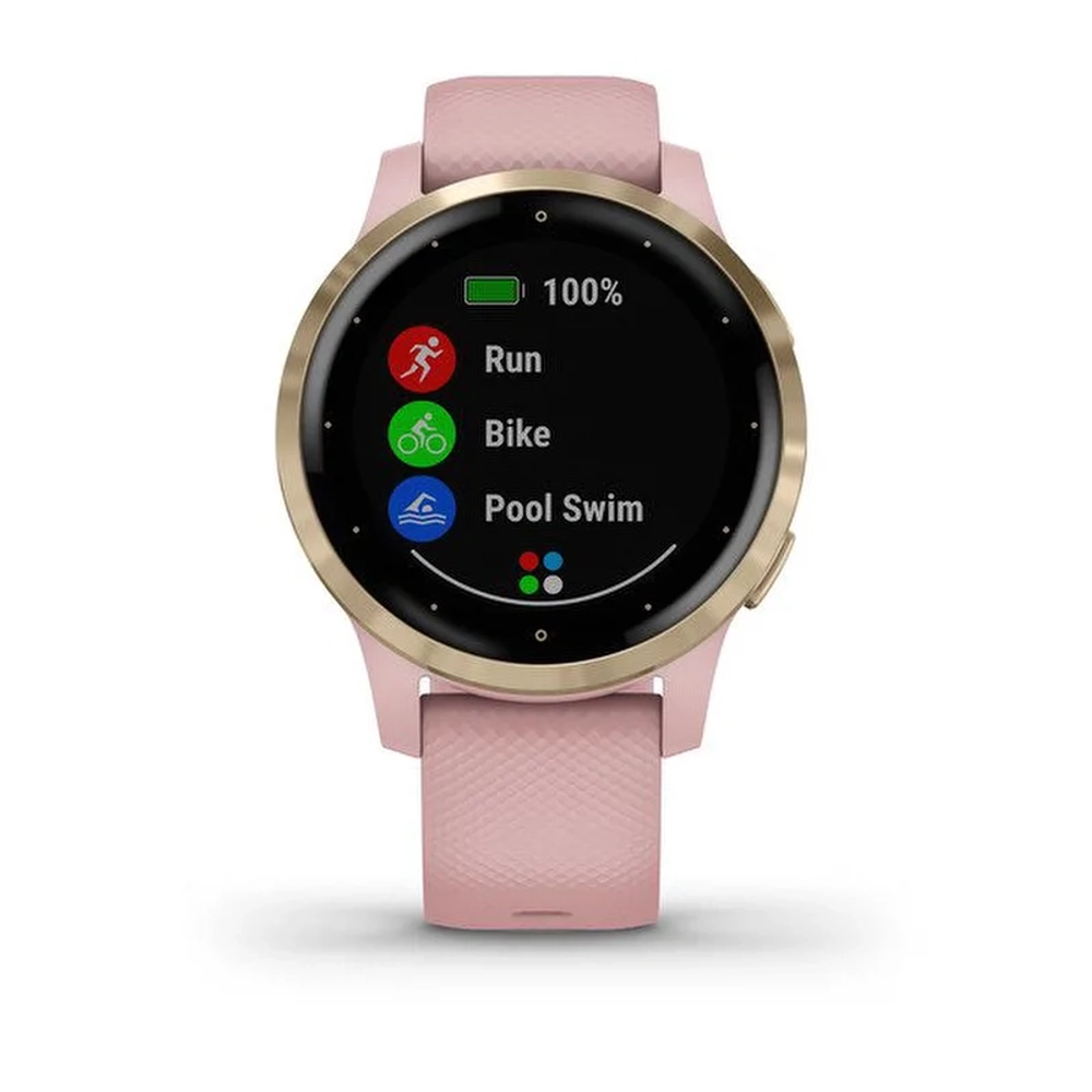Часы для фитнеса Garmin vivoactive 4s, розовые, 010-02172-33