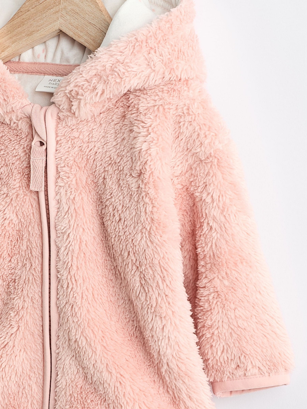 Куртка флисовая для малышей Next K91-411, Розовый