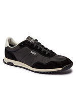 Кожаные кроссовки BOSS BLACK - черный(50517276)