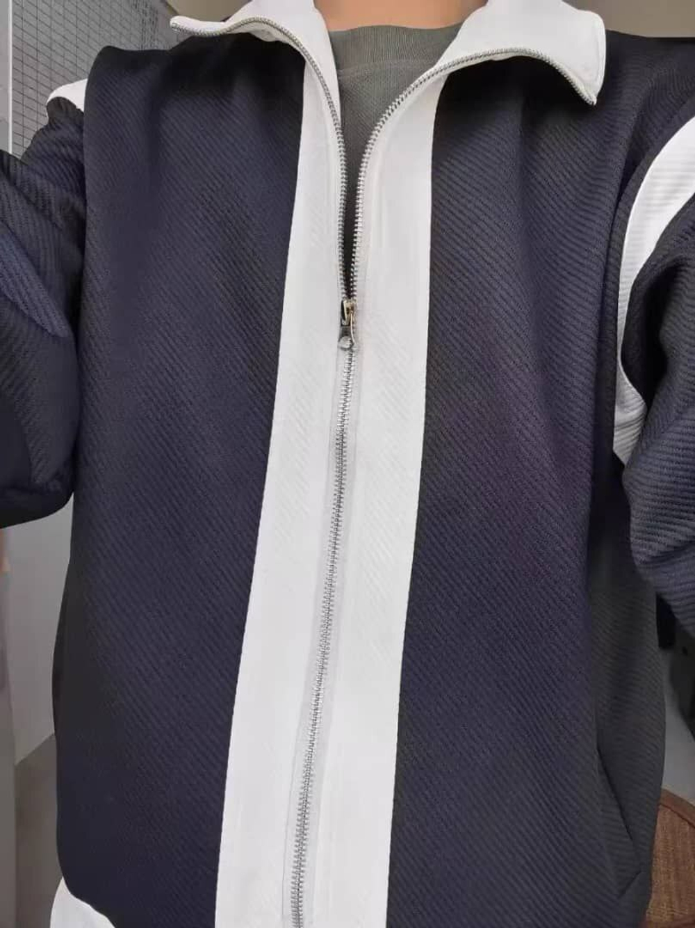 Мужской костюм-двойка "Черно-Белый"