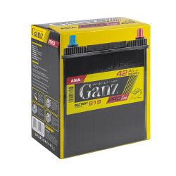 Аккумулятор GANZ PRO-Line JIS 42 А/ч обратный R+ 195x127x220 B19 EN 380 А