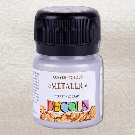 Декола акрил металлик банка 20 мл Серебро
