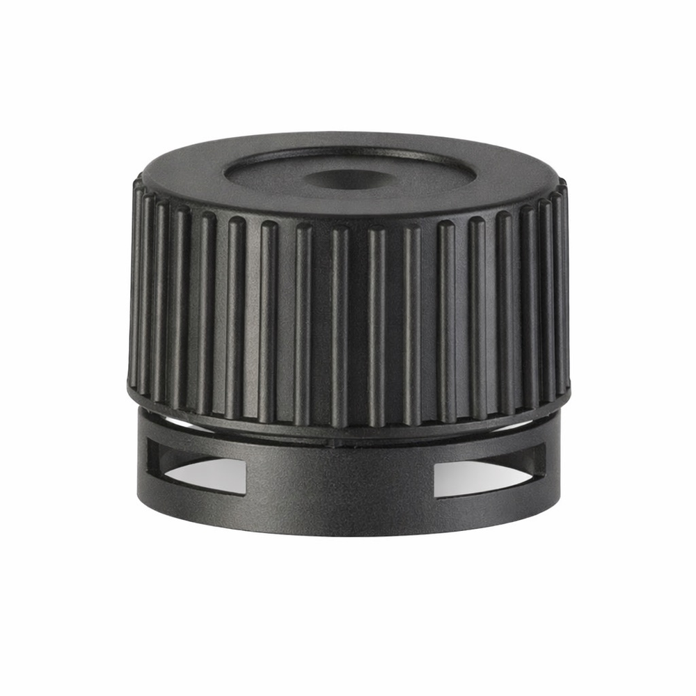 Крышка 18 с КПВ для ПЭТ Черная