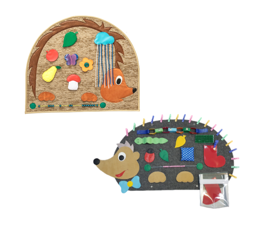 Тактильное панно Ежик