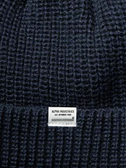 Шапка - Alpha Essential Watch Cap (темно-синяя)
