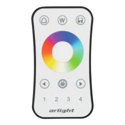 Пульт SMART-R15-RGBW (4 зоны, 2.4G) (Arlight, IP20 Пластик, 5 лет) 022672
