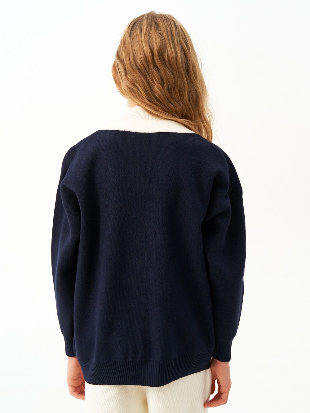 Кардиган для девочки AT1413 синий