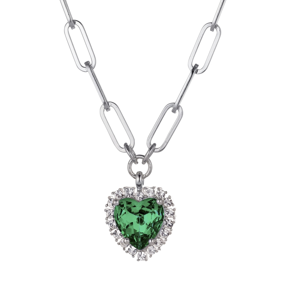 Колье Dyrberg Kern SIMONA SS EMERALD GREEN / CRYSTAL 430021