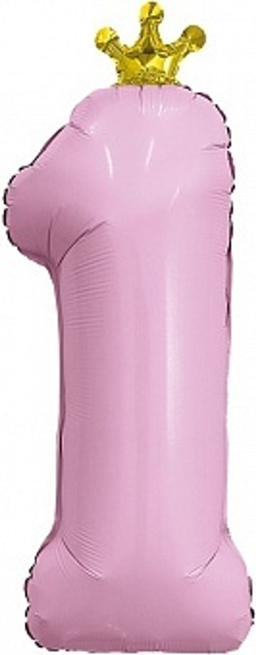 Р Цифра 1 Золотая корона Фламинго 32''/81 см