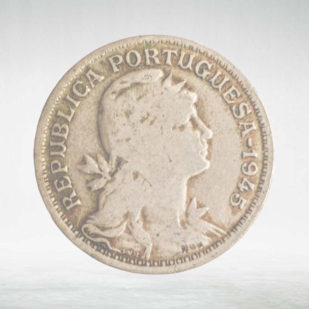 Portugal, 50 Centavos, 1945, VF