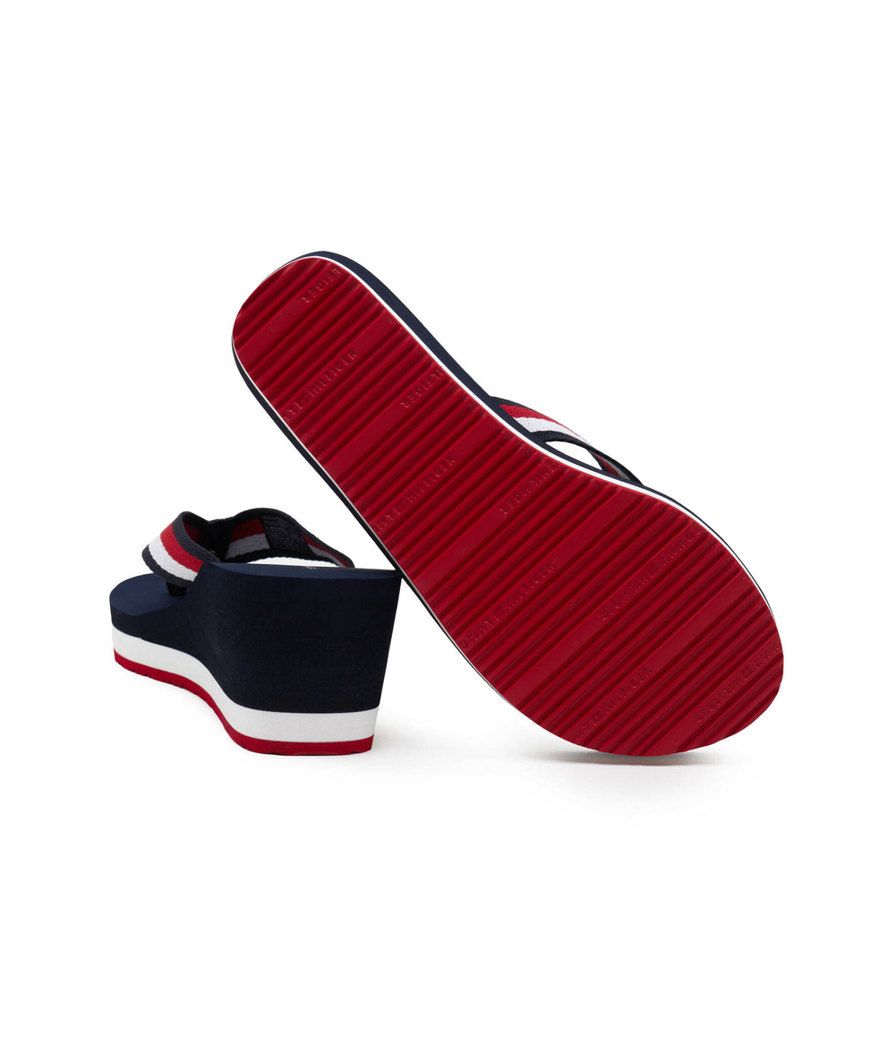 Вьетнамки CORPORATE WEDGE beach Tommy Hilfiger - темно-синий(FW0FW07987)