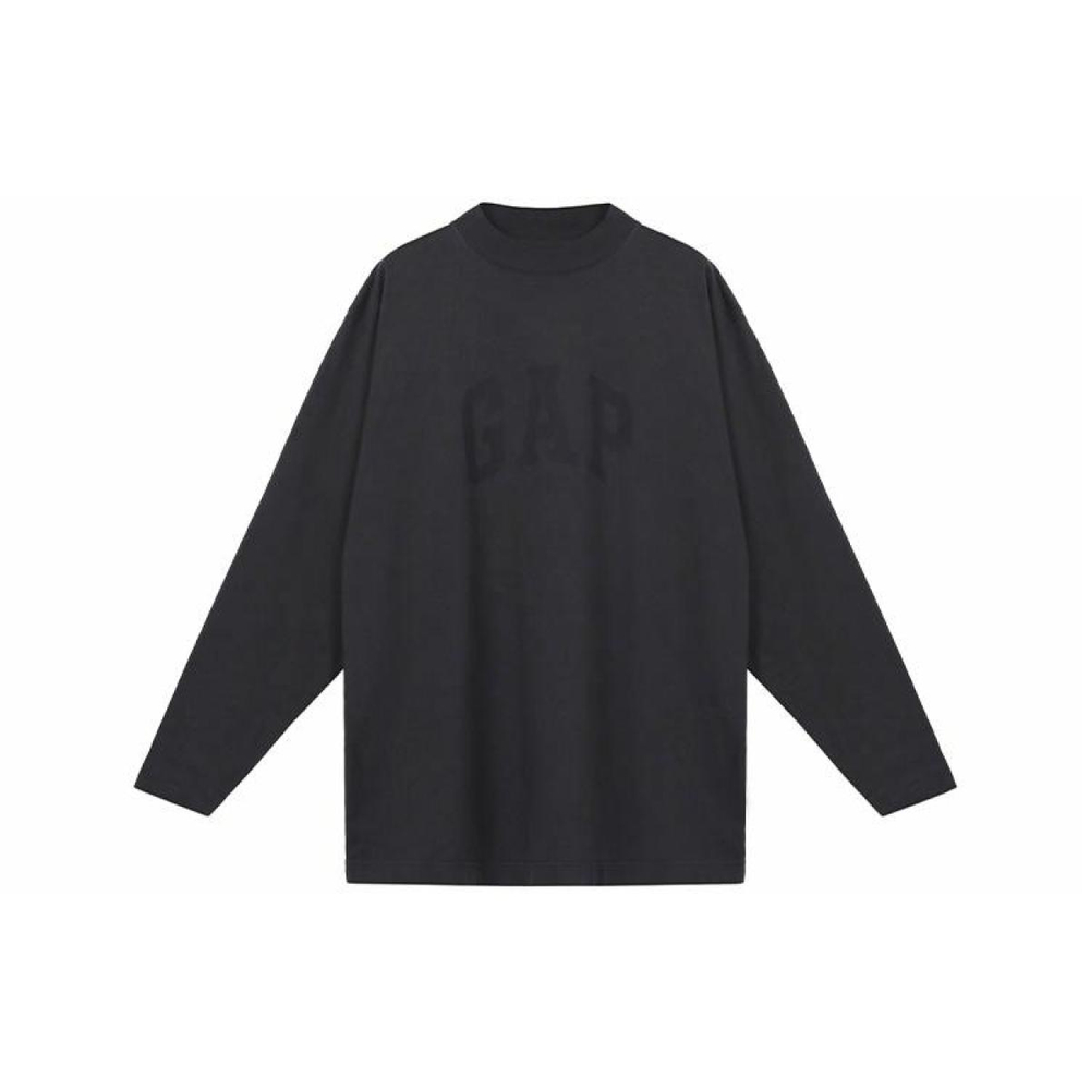 YEEZY x Gap x Balenciaga, футболка с длинным рукавом, темно-серый
