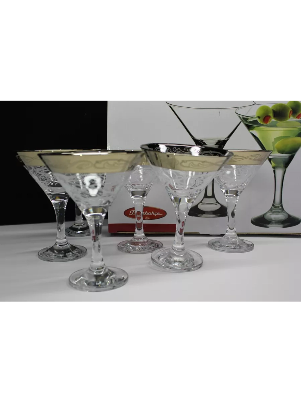 Бокалы для мартини 6 шт по 170 мл