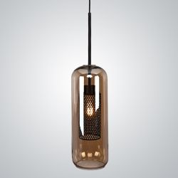 Подвесной Светильник Catch Amber Cylinder S D15 By Imperiumloft