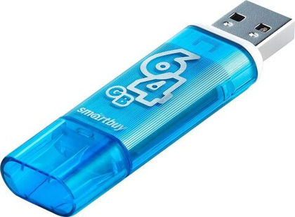 64GB USB Smartbuy Glossy series dark blue